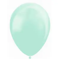 Wefiesta Mintgroene Ballonnen Pastel Macaron 30cm ± 100st