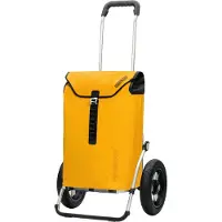 Andersen Shopper Shopper 'Royal' geel / zwart