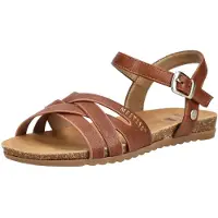 Mustang Sandalen met riem bruin