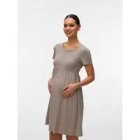 Mamalicious Jurk 'MLMIA' beige