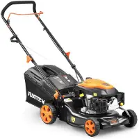 FUXTEC benzine grasmaaier FX-RM4346ECO - 146ccm | 43cm | 3,5 pk motormaaier | 40 liter opvangbak | 25 kg | 4-takt | Zijuitworp | 800 ml tankinhoud | geschikt voor tot 400 m²