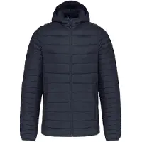 Zeus Men's lightweight hooded padded jacket K6110 - Navy/Donkerblauw - M