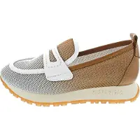 Hispanitas Mocassins pastelblauw / bruin
