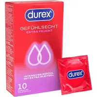 Durex Lust en liefde Condoms Zeer sensitief extra vocht 10 Stk.