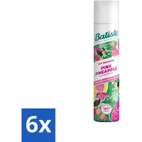 Batiste - Pink Pineapple - Droogshampoo - Friszoete Geur - Verfrist en Geeft Volume - 200ml - Voordeelverpakking - 6 stuks