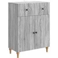 vidaXL Dressoir Grijs sonoma 66 x 34,5 x 90 cm Bewerkt hout