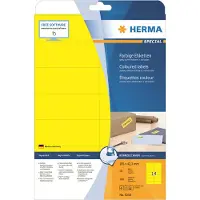 Herma 5058 verwijderbare etiketten A4 105 x 42,3 mm geel (280 etiketten)