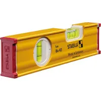 Stabila Type 80 AS 19565 Metalen waterpas Incl. anti-slip 20 cm 0.5 mm/m