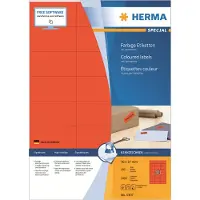 Herma Etiket 4407 70x37mm rood 2400 stuks