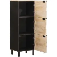 vidaXL Highboard Witte Was Afwerking 40 x 33 x 110 cm