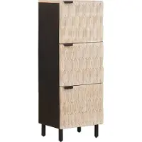 vidaXL Highboard Witte Was Afwerking 40 x 33 x 110 cm