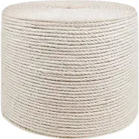 vidaXL Jutetouw 4 Wit 100% Tossa jute
