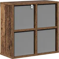 vidaXL Dressoir Oudhout 49,5 x 22 x 47 cm