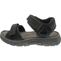 Josef seibel Sandalen 'Sandale Herren 16801TE261 100 Echtleder in schwarz' zwart