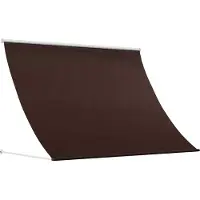 vidaXL Zonnescherm Bruin 350 x 150 cm