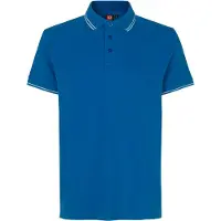 Id 0522 Contrast poloshirt. stretch