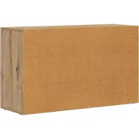 vidaXL Dressoir ELST, ambachtelijk eikenfineer, 100 x 35 x 59 cm, houtvezelplaat