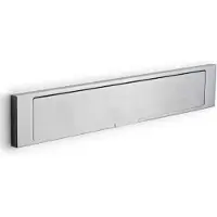 Formani SQUARE LSQ380 briefplaat buiten massief rvs