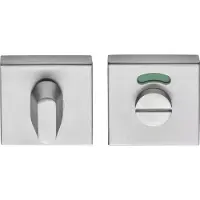 Formani Basics BSQWC53 toiletsluiting vierkant - mat RVS
