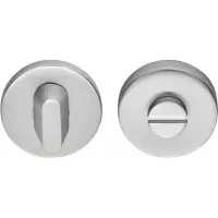 Formani Basics LBWC50-ZI toiletsluiting zonder indicatie ø52x6mm- mat RVS