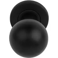 Formani BASICS Voordeurknop LB501V 50mm Centr Mat zwart