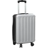vidaXL Koffer met slot, zilver, 34 x 23 x 55,5 cm, ABS kunststof