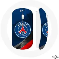 MANIACASE Draadloze Muis - PSG - Paris Saint Germain - Logo - USB Wifi - Compatibel met Mac en PC