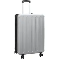 vidaXL Koffer met slot, zilver, 50 x 30 x 76 cm, ABS kunststof