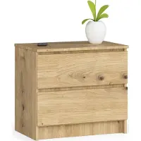 Akord Ladekast K60 met 2 Lades / Furniture Factory / Artisan Eik / 60 x 55 x 40 cm