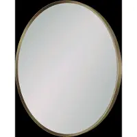 Balmani Auro ronde toiletspiegel Brushed Champagne Gold Ø 45 cm