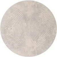 vidaXL Binnen kleed GALATI Beige Ø 160 CM Polyester