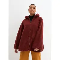 Bonprix Teddy fleece vest in A-lijn met zijsplitten maat 40/42 (M)