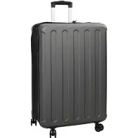 vidaXL Koffer met slot, donkergrijs, 50 x 30 x 76 cm, ABS-kunststof
