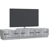 vidaXL TV Kast met lade Grijs sonoma 147 x 34,5 x 27 cm Bewerkt hout