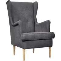 vidaXL Fauteuil Donkergrijs ARES