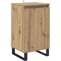 vidaXL Dressoir Artisan Eiken 40 x 35 x 70 cm Bewerkt hout