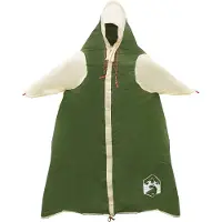 vidaXL 2-in-1 Regen Poncho met Kap Groen 262 x 126 x 130 cm