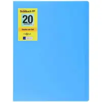 Pagna 21012-13, Project folder, A4, Polypropyleen (PP), Lichtblauw, 20 vakken, 1 stuk(s)