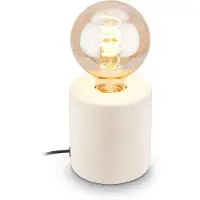 Briloner Tafellamp, slaapkamer, kantoor, kabel schakelaar, keramiek, hal