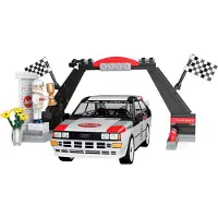 COBI Audi Quattro Groep 4 modelauto bouwset 1:35 met diorama