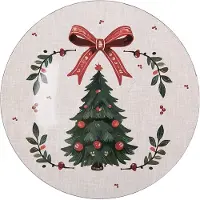Clayre & Eef Onderbord Ø 40 cm Beige Kunststof