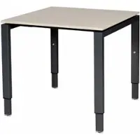 Schaffenburg Verstelbaar Bureau - Domino 80x80 robson - zwart frame