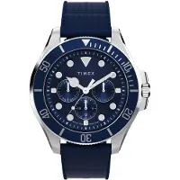 Timex Analoog horloge 'Harborside Coast' blauw / zilver