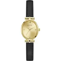 GUESS Analoog horloge ' RUBY ' goud / zwart