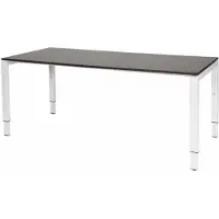 Schaffenburg Verstelbaar Bureau - Domino 180x80 logan - wit frame