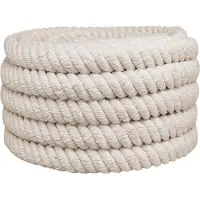 vidaXL Jute Touw 40 Wit 100% Tossa jute