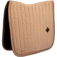 Kentucky Horsewear Horsewear - Zadeldoek velvet mini Pearls dressuur beige
