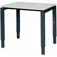 Schaffenburg Verstelbaar Bureau - Domino 80x60 robson - zwart frame