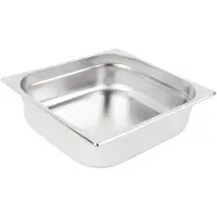 Vogue Gastronormbak Vogue, RVS, GN 2/3, 100mm diep