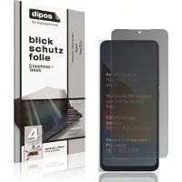 Dipos – Matte Privacy Screenprotector geschikt voor Xiaomi Poco C81x | Anti-Spy Beschermfolie